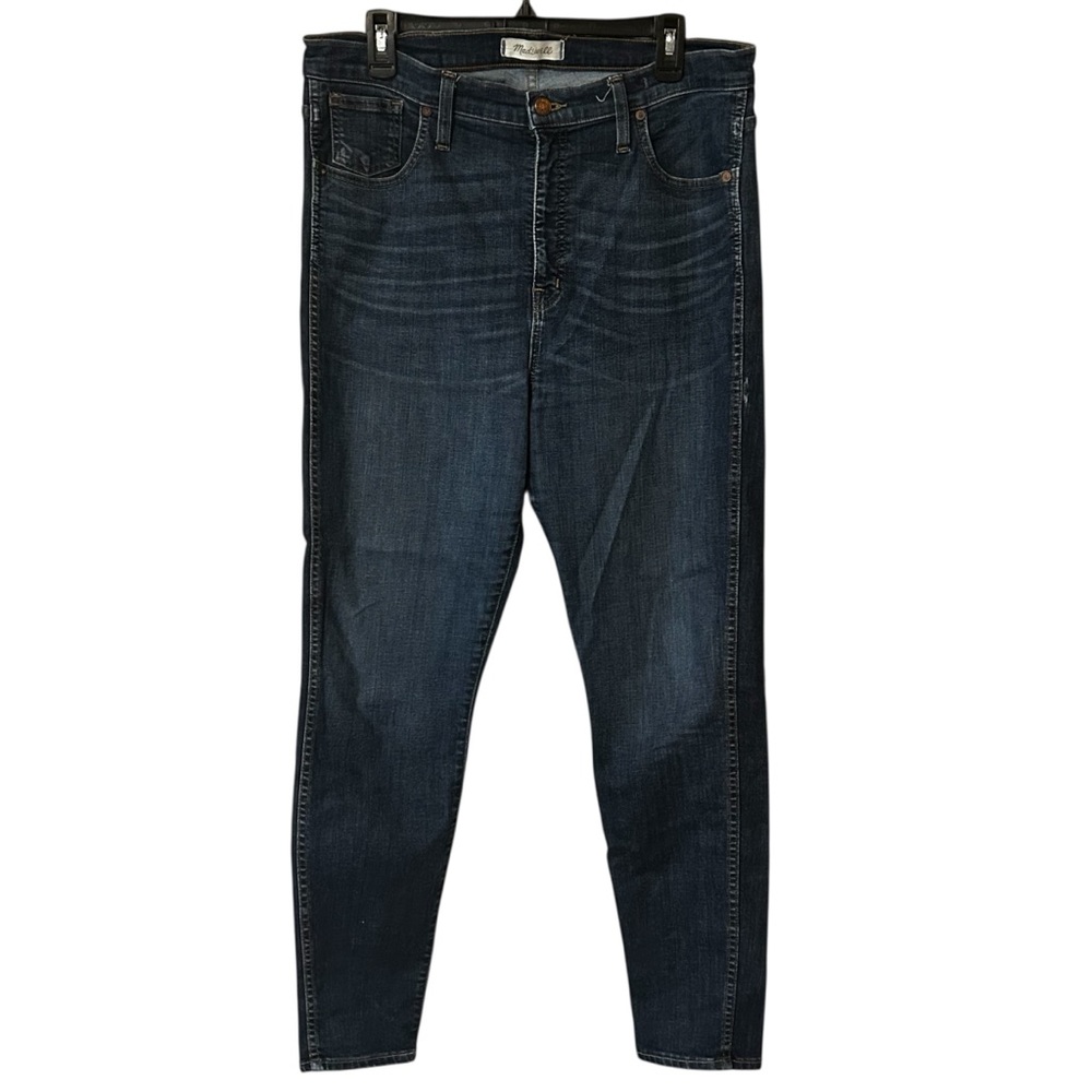 Madewell 10” Hi-Rise Skinny Medium Wash Blue Jeans Size 34